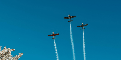 planes at vintage fest